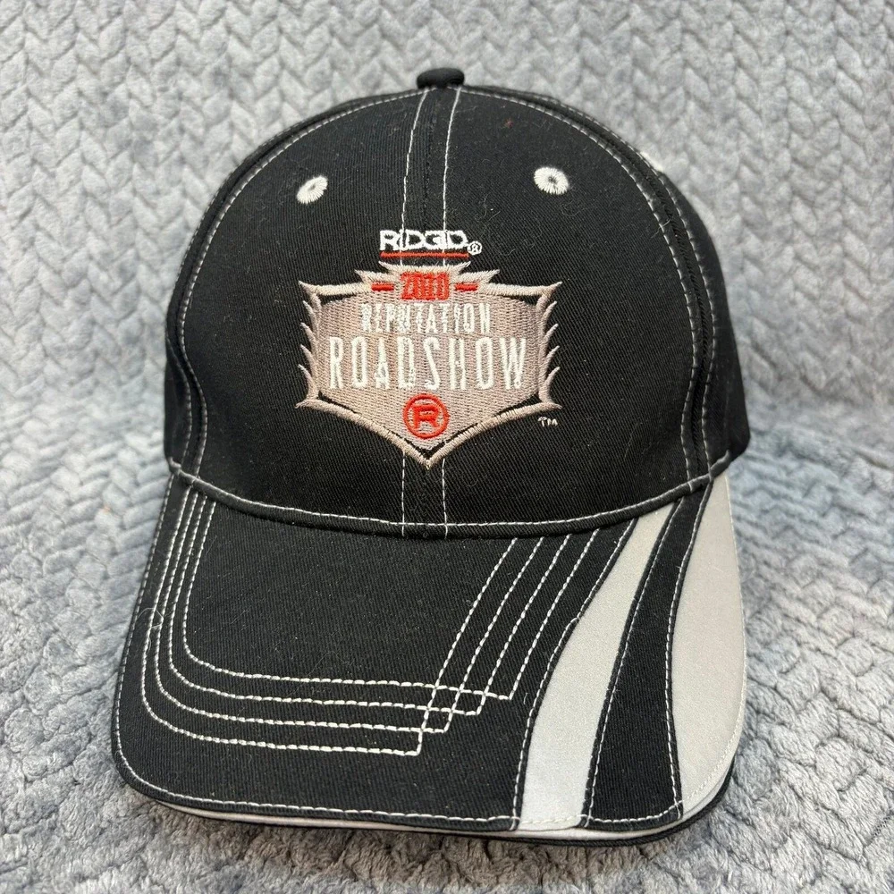 RIDGID 2008 Reputation Roadshow Hat Cap America Black Adjustable Tool Promo
